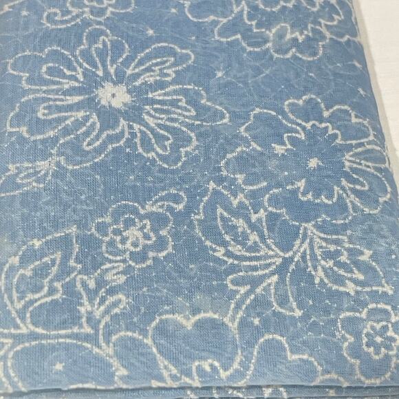 Vintage Linen Floral Hankie Handkerchief Bandanna 14” Wide Hanky - Picture 1 of 7